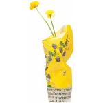 Gelbe 42 cm Dreieckige Vasen & Blumenvasen 42 cm aus Papier 