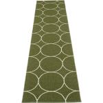Olivgrüne Moderne Pappelina Rechteckige Läufer aus Textil 