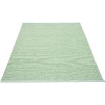 Apfelgrüne Minimalistische Pappelina Rechteckige Teppiche mit Schweden-Motiv aus Textil 