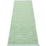 Apfelgrüne Minimalistische Pappelina Rechteckige Teppiche mit Schweden-Motiv aus Textil 