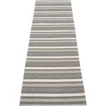 Reduzierte Anthrazitfarbene Gestreifte Pappelina Teppiche aus Textil Breite 250-300cm, Höhe 250-300cm, Tiefe 50-100cm 