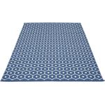 Blaue Pappelina Honey Rechteckige Teppiche aus Textil 