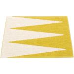 Pastellgelbe Pappelina Vivi Outdoor-Teppiche & Balkonteppiche aus Textil 
