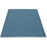Reduzierte Blaue Allergiker Pappelina Handwebteppiche mit Schweden-Motiv aus Textil 