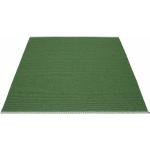 Dunkelgrüne Pappelina Rechteckige Teppiche mit Schweden-Motiv aus Textil 140x200 