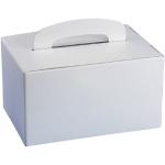 Weiße Rechteckige Lunchboxen & Snackboxen aus Pappe 