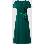 Smaragdgrüne Paradi Mini V-Ausschnitt Kurze Brautkleider aus Polyester für Damen Größe XS für die Braut 