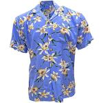 Kurzärmelige Paradise Found Button Down Kragen Hawaiihemden aus Viskose für Herren Größe L für den für den Sommer 