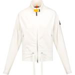 Reduzierte Weiße PARAJUMPERS Damensweatshirts mit Reißverschluss aus Baumwolle Größe M 