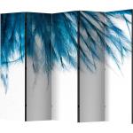 Paravent Sapphire Feathers