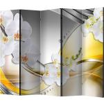 Silberne artgeist Paravents & Spanische Wände aus Massivholz 5-teilig 