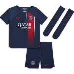 Paris Saint-Germain 2023/24 Home dreiteiliges Nike Dri-FIT-Set für jüngere Kinder - Blau