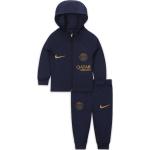 Paris Saint-Germain Strike Nike Dri-FIT Trainingsanzug mit Kapuze für Babys/Kleinkinder - Blau