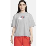 Reduzierte Graue Nike Swoosh PSG T-Shirts für Damen Größe M 