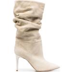 Beige Elegante Paris Texas High-Heel Stiefel aus Rindsleder für Damen Größe 36 