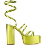 Reduzierte Grüne Paris Texas High Heels & Stiletto-Pumps aus Leder für Damen Größe 41 mit Absatzhöhe über 9cm 