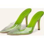 Reduzierte Neongrüne Paris Texas Spitze Pfennigabsatz High Heels & Stiletto-Pumps durchsichtig aus Glattleder für Damen Größe 38 