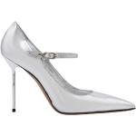 Reduzierte Graue Elegante Paris Texas High Heels & Stiletto-Pumps mit Riemchen aus Leder für Damen Größe 37 mit Absatzhöhe 3cm bis 5cm 