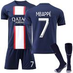 Paris Trikot PSG Trikot Set Saison 2021/22 Fußballtrikots Sporttraining T-Shirts, Fußball Hose and Socken Set für Erwachsene Kinder Jungen Football Jersey