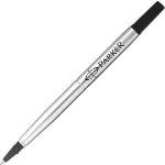 Schwarze Parker Pen Kugelschreiber aus Edelstahl 
