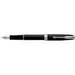 Schwarze Parker Pen Sonnet Füller & Füllfederhalter aus Edelstahl 