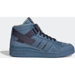 Marineblaue adidas Forum Mid High Top Sneaker & Sneaker Boots mit Meer-Motiv mit Strass mit Schnürsenkel aus Textil für Herren Größe 43,5 