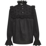 Part Two, Blackileapw SH-Bluse - Must-Have für den Frühling Black, Damen, Größe: 2XS