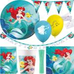 Arielle die Meerjungfrau Arielle Kinderpartysets aus Papier 