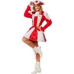 Rote Stekarneval Tanzmariechen-Kostüme & Funkenmariechen-Kostüme aus Polyester für Damen 