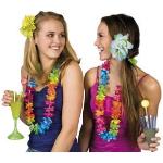 Bunte Hawaiiketten & Blumenketten aus Polyester für Kinder 