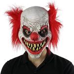 Rote Clown-Masken & Harlekin-Masken aus Latex 