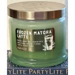 PartyLite 3 Docht Duftwachsglas Frozen Matcha Latte Matcha-Tee NEU OVP G732067