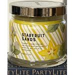 PartyLite 3 Docht Duftwachsglas Starfruit Sands Sternfrucht NEU OVP G732058