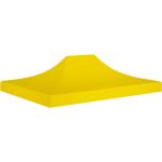 Gelbe Pavillondächer aus Polyester wasserdicht 3x4 