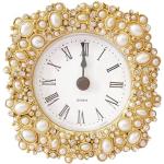 Weiße Vintage Vintage Uhren & Antike Uhren aus Kristall 