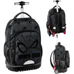 Schwarze Paso Spiderman Rucksack-Trolleys für Kinder zum Schulanfang 