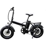 Passion-Bikes | E-Bike 250 W Klapprad 16 Zoll Fatbike 36 V 13 Ah Akku Farb LCD