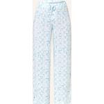 Blaue Passionata Pyjamahosen aus Jersey für Damen Größe S 