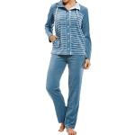 Blaue Pastunette Damenhausanzüge & Damenfreizeitanzüge mit Knopf aus Nicki Größe XL 