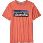 Rote Casual Patagonia Logo Bio Nachhaltige Printed Shirts für Kinder & Druck-Shirts für Kinder aus PVC für Jungen 