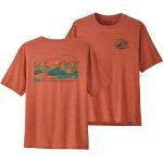 Korallenrote T-Shirts für Herren 