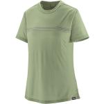 Reduzierte Grüne Kurzärmelige Patagonia Merino Nachhaltige T-Shirts für Damen Größe L 