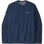Blaue Patagonia Roy Nachhaltige Rundhals-Ausschnitt Herrensweatshirts Größe XS 