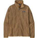 Braune Patagonia Better Sweater Nachhaltige Strickpullover mit Reißverschluss aus Fleece für Damen Größe XS für den für den Herbst 
