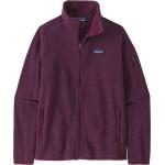 Pflaumenfarbene Patagonia Better Sweater Nachhaltige Strickpullover mit Reißverschluss aus Fleece für Damen Größe S für den für den Herbst 