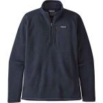 Marineblaue Patagonia Better Sweater Nachhaltige Strickpullover mit Reißverschluss aus Wolle für Herren Größe XXL für den für den Herbst 