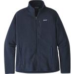 Marineblaue Patagonia Better Sweater Nachhaltige Fleecejacken mit Reißverschluss aus Fleece für Herren Größe S 
