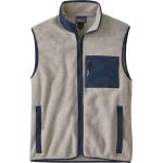 Graue Streetwear Patagonia Nachhaltige Fleecejacken mit Reißverschluss aus Fleece für Herren Größe S für den für den Herbst 