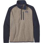 Marineblaue Patagonia Better Sweater Nachhaltige Strickpullover mit Reißverschluss aus Fleece für Herren Größe M 