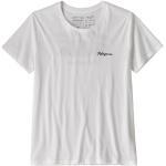 Weiße Patagonia Roy Bio Nachhaltige Rundhals-Ausschnitt T-Shirts für Damen für den für den Sommer 